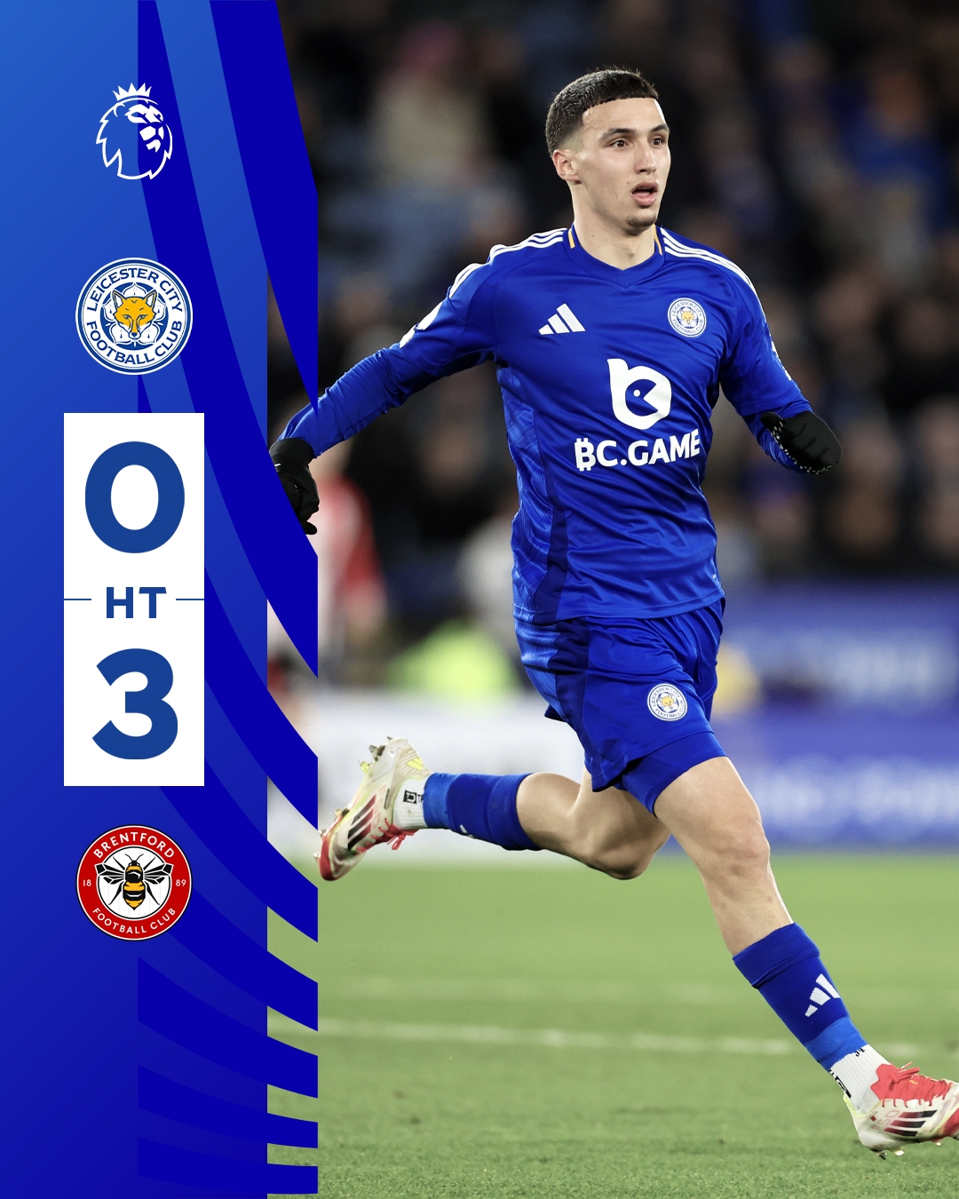 半場0-3！萊斯特若不進(jìn)球輸球，將主場6連敗0進(jìn)球創(chuàng)歷史最糟戰(zhàn)績